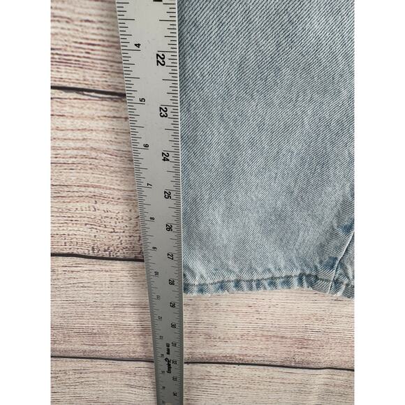 Vintage 80s Guess Straight Leg Jeans Womens 28 (26) Blue Light Wash Denim - Picture 11 of 11